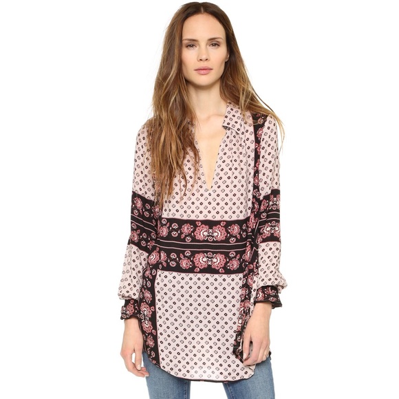 Free People Tops - Free People Changing Times Printed Tunic